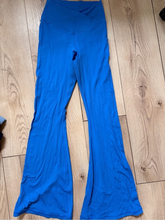 aerie Pants - Aerie Blue Flare Leggings Short